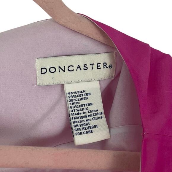 Doncaster Pink & White Patterned Mini Dress - Picture 6 of 6